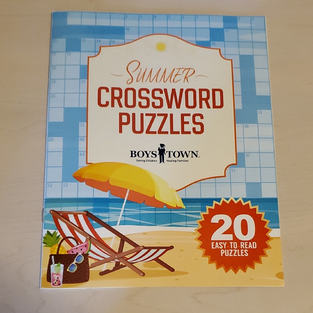 Summer Crossword Puzzle Book